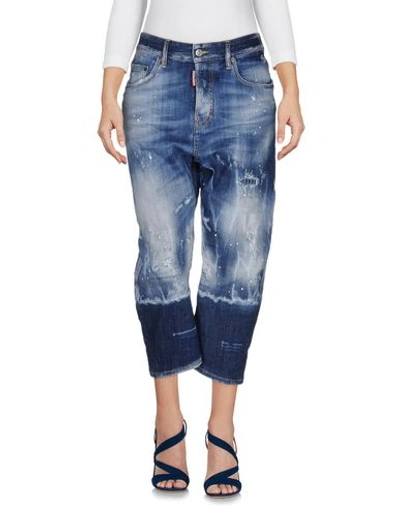 Shop Dsquared2 Denim Pants In Blue