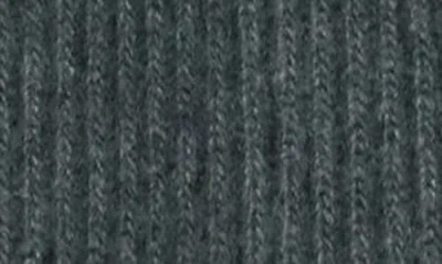 Portolano Cashmere Rib Scarf In Gray