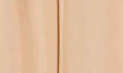 Dr2 By Daniel Rainn Tie Front Long Sleeve Satin Top In Gold