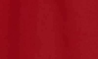 T Tahari Snake Print Long Sleeve Crop Blouse In Red