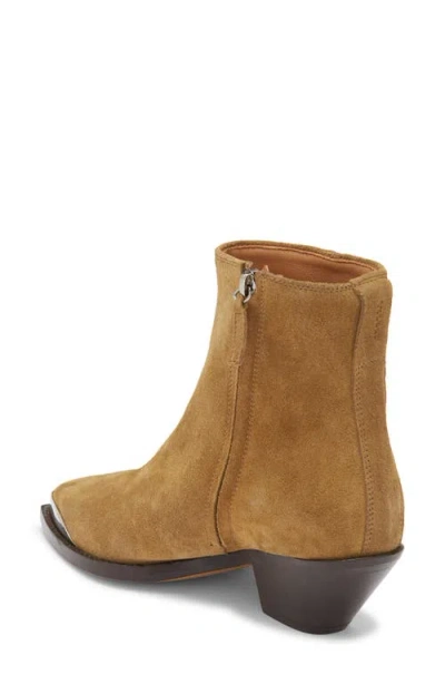 Isabel Marant Adnae Pointed Toe Bootie In Brown