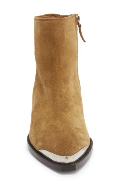 Isabel Marant Adnae Pointed Toe Bootie In Brown