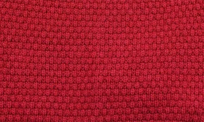 Portolano Popcorn Stitch Slouchy Beanie In Red