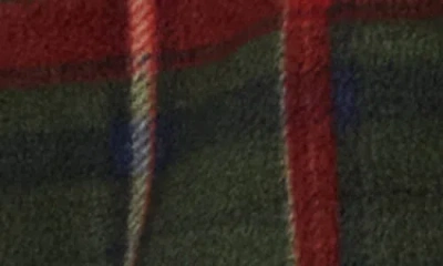 Rainforest Edgewood Plaid Bonded Fleece & Faux Shearling Jacket In Multi