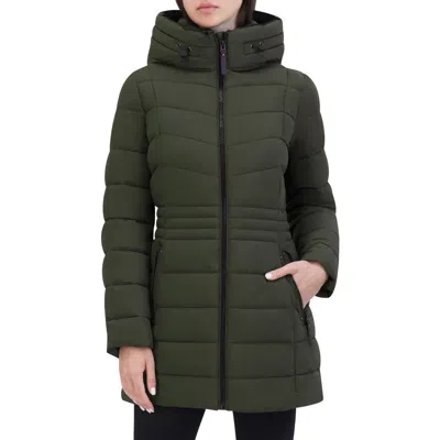 Laundry By Shelli Segal Stretch Double Layer Jacket In Green