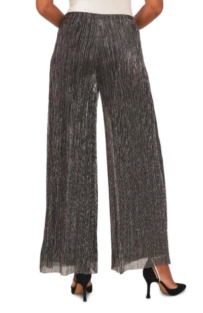 Chaus Lurex® Crinkle Mesh Palazzo Pants In Gray