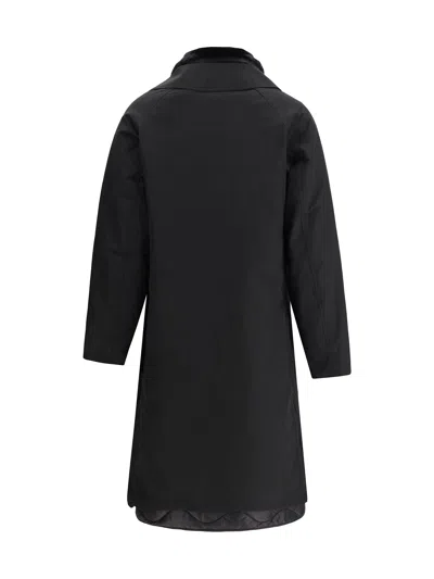 Woolrich 3-in-1 Coat In Ramar Cloth In Black