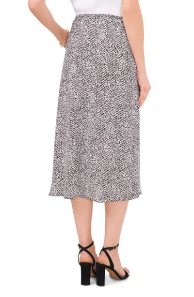 Chaus Print Bias Cut Midi Skirt In Gray