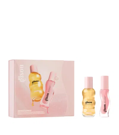 Gisou Sparkle And Spritz Gift Set In Transparent
