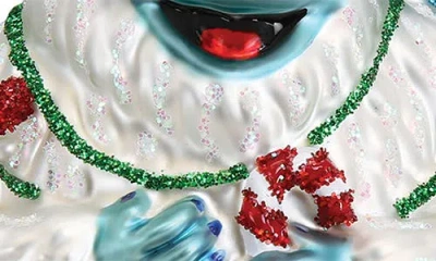 Old World Christmas 4.5" Rudolph The Red-nosed Reindeer Bumble Ornament In White