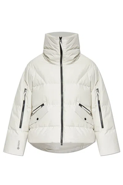 Woolrich High-neck Oversized Down Jacket In White