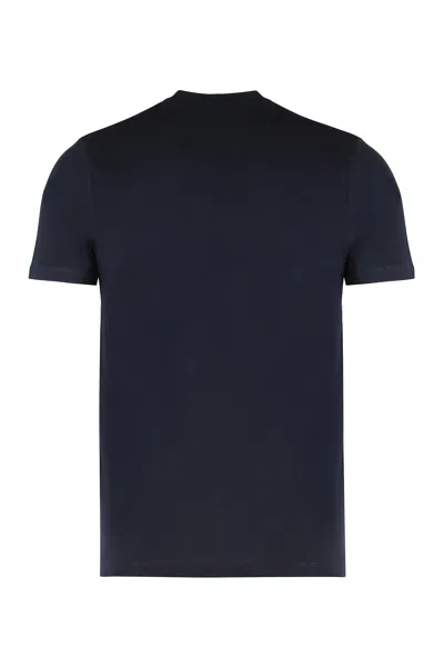 Paul&amp;shark T-shirt In Cotton With Print In Blue