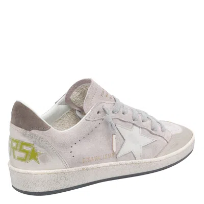Golden Goose Ballstar Suede Upper Toe Tongue Heel And Spur Leather Star Sneakers Multicolor In Pink