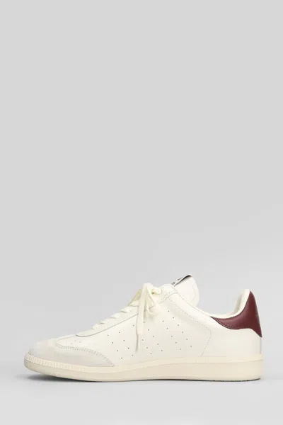 Isabel Marant Bryce Sneakers In White Suede And Leather In Multi