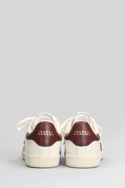 Isabel Marant Bryce Sneakers In White Suede And Leather In Multi
