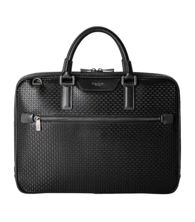 Serapian Extra Slim Stepan Briefcase In Black