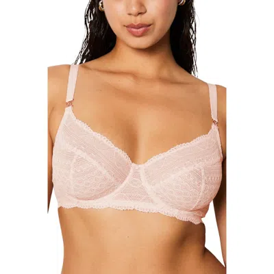 Etam Idole Classique Lace Underwire Bra In White