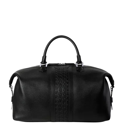 Serapian Cachimere Leather Holdall In Black