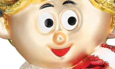 Old World Christmas 3.75" Rudolph The Red-nosed Reindeer Hermey The Elf Ornament In Multi