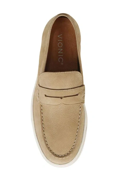 Vionic Thompson Penny Loafer In Brown
