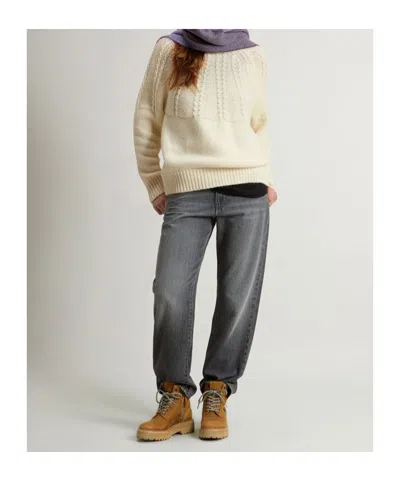 Woolrich Cable-knit Turtleneck Sweater In Brown