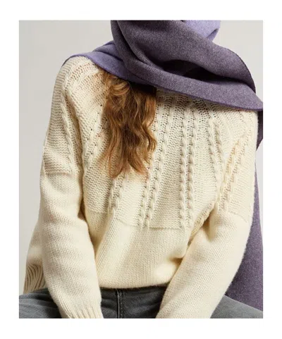 Woolrich Cable-knit Turtleneck Sweater In Brown