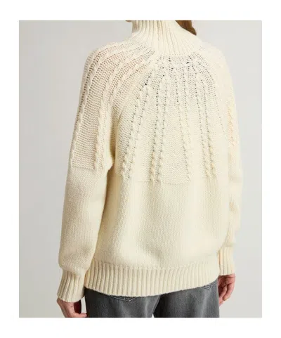 Woolrich Cable-knit Turtleneck Sweater In Brown