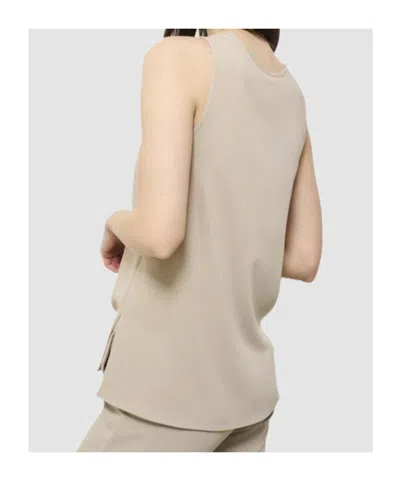 P.a.r.o.s.h Crew Neck Vest In Gold