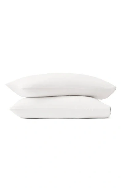Boll & Branch Signature Set Of 2 Piped Edge Pillowcases In White