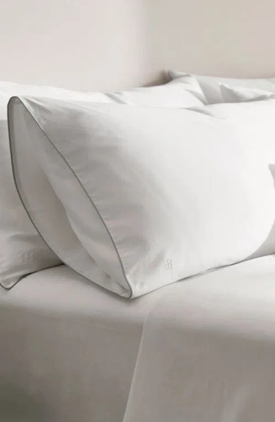 Boll & Branch Signature Set Of 2 Piped Edge Pillowcases In White