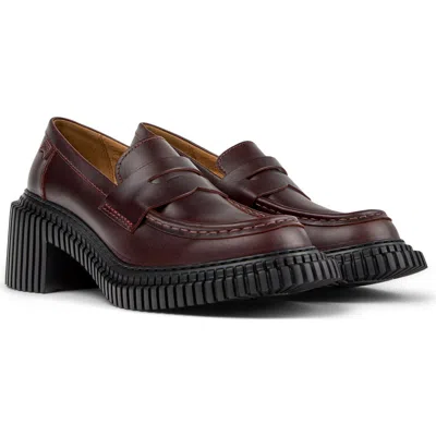 Camper Pix London In Burgundy