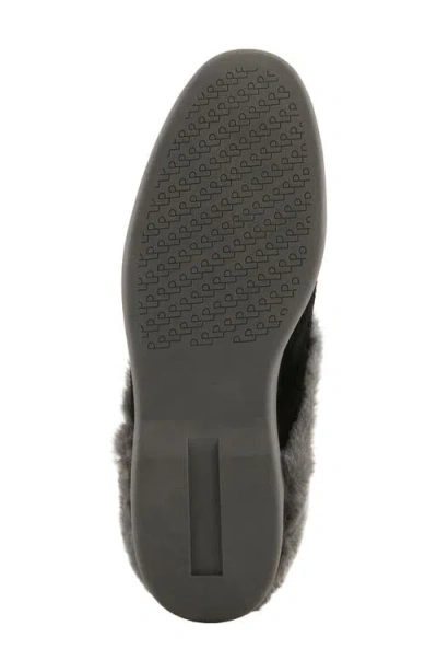 Spring Step Gistel Faux Fur Trim Mule In Black