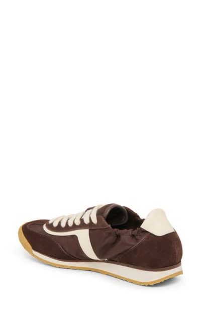Dolce Vita Sariya Sneakers Dk Brown Nylon In Brown