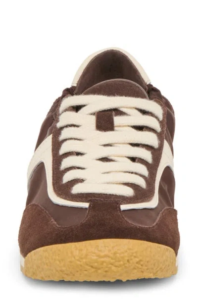 Dolce Vita Sariya Sneakers Dk Brown Nylon In Brown