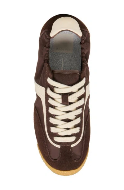 Dolce Vita Sariya Sneakers Dk Brown Nylon In Brown