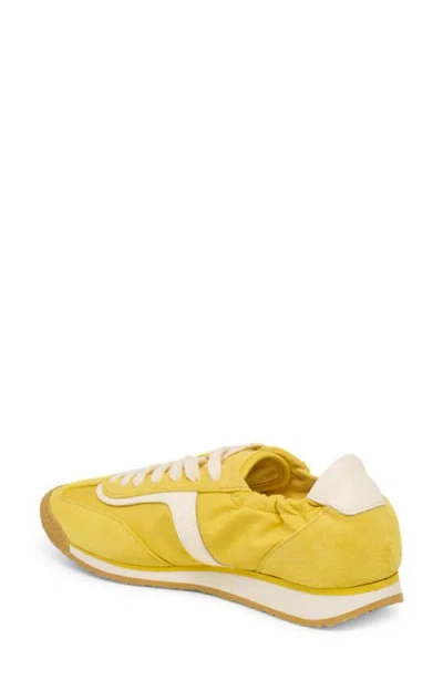 Dolce Vita Sariya Sneakers Yellow Nylon In Yellow