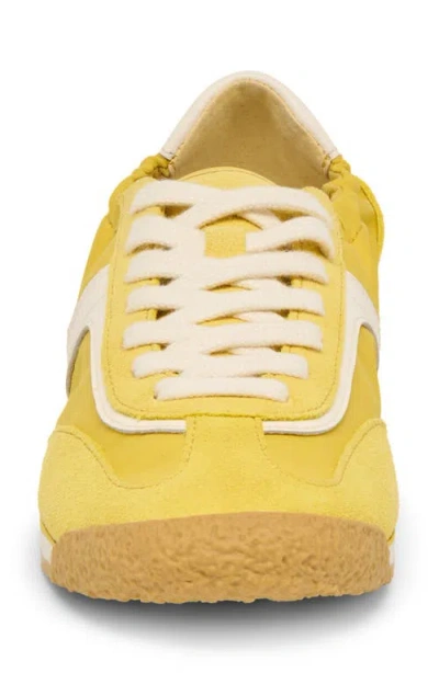Dolce Vita Sariya Sneakers Yellow Nylon In Yellow