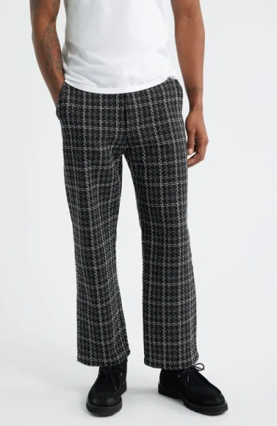Santo Studio Uno Flare Tweed Pants In Multi