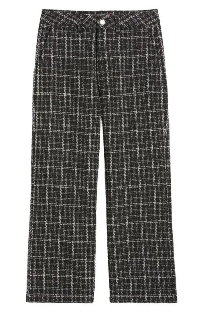 Santo Studio Uno Flare Tweed Pants In Multi