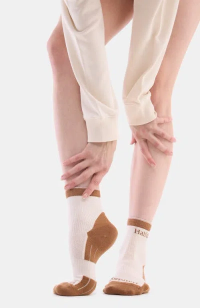 Halfdays Trail Merino Wool Blend Quarter Socks In Neutral
