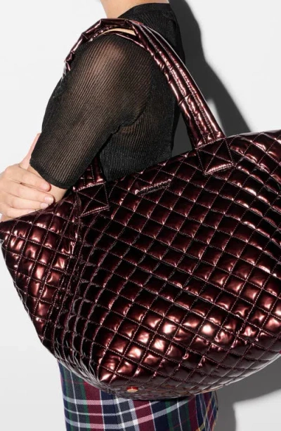 Mz Wallace Medium Metro Deluxe Quilted Nylon Tote