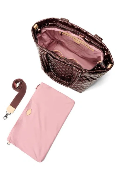 Mz Wallace Medium Metro Deluxe Quilted Nylon Tote