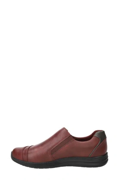 Easy Street Women's Karol Comfort Flats In Burgundy