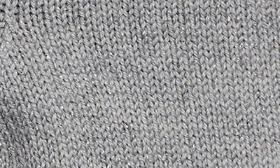 Rag & Bone Blake Metallic Wool Blend Knit Gloves In Gray