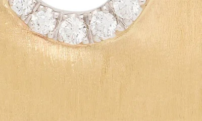 Marco Bicego 18k Yellow Gold Lunaria Diamond Sculptural Stud Earrings