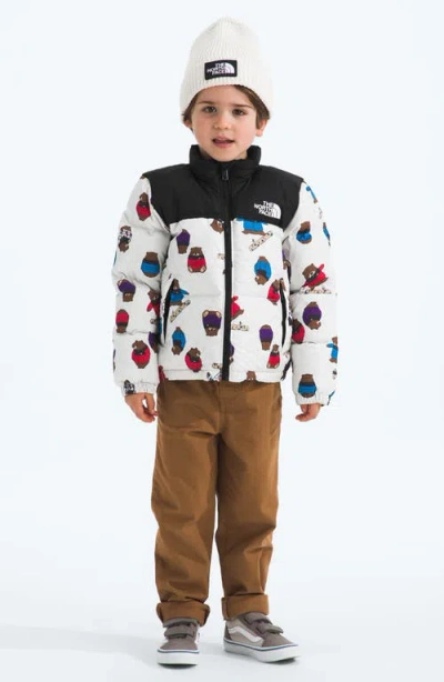 The North Face Nfwhite Nuptsebear 1996 Retro Nuptse Shell-down Puffer Jacket 24 Months - 6 In Multi