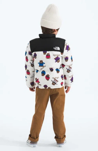 The North Face Nfwhite Nuptsebear 1996 Retro Nuptse Shell-down Puffer Jacket 24 Months - 6 In Multi
