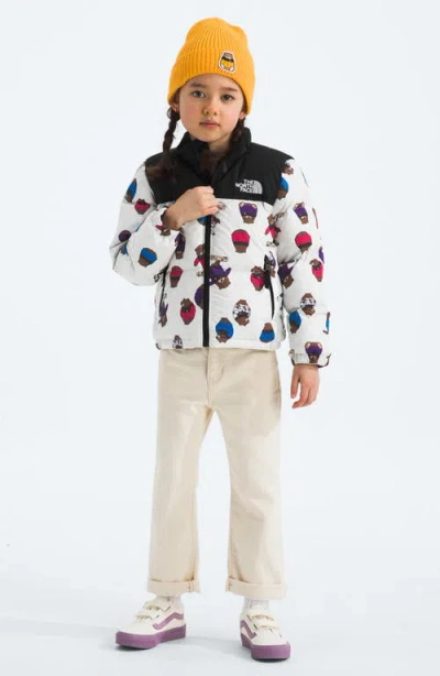 The North Face Nfwhite Nuptsebear 1996 Retro Nuptse Shell-down Puffer Jacket 24 Months - 6 In Multi