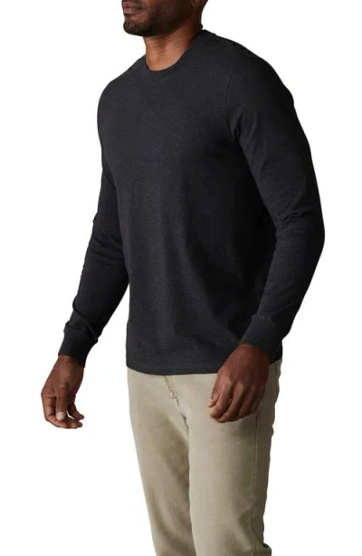 The Normal Brand Lennox Cotton Long Sleeve T-shirt In Gray