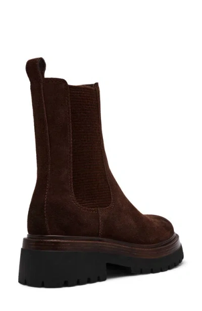 Steve Madden Blitzen Platform Chelsea Boot In Brown